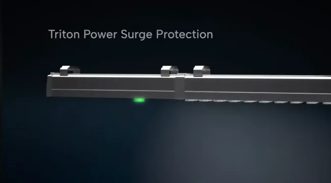 Triton power surge protection