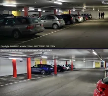 Kvarteret Mars parkeringsgarage - f&ouml;re och efter
