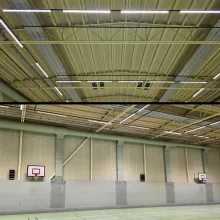 Saab Motionshall - LED belysning fr&aring;n TritonLED Sverige