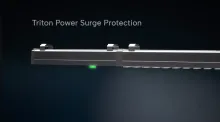 Triton power surge protection