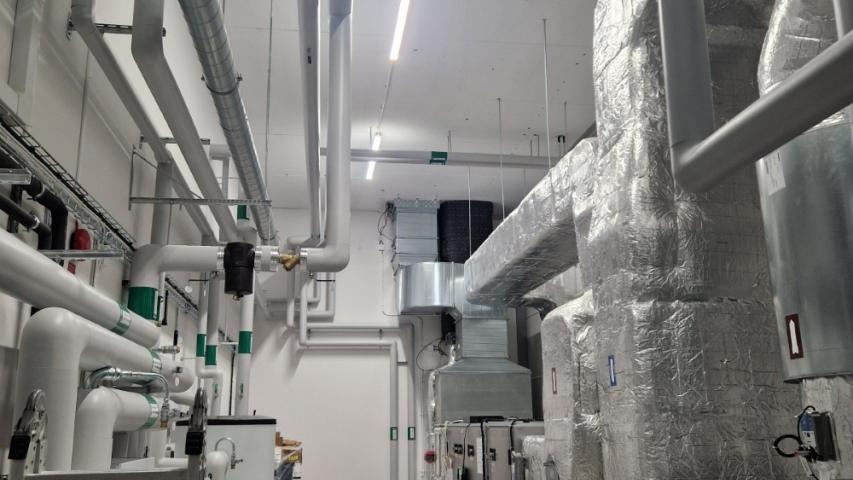 AEL LED installation i maskinrum